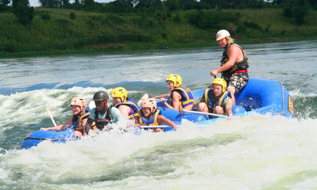 water rafting in Jinja